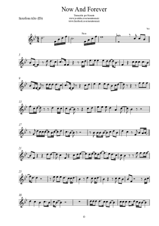 Carole King  score for Alto Saxophone