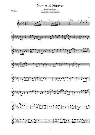 Carole King  score for Violin