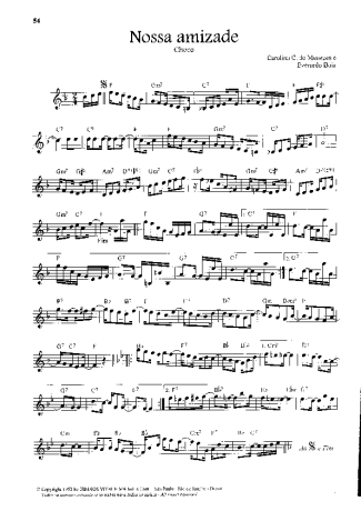 Carolina C. de Menezes Nossa Amizade score for Violin