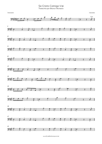 Cassiane  score for Cello