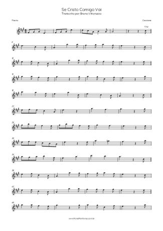 Cassiane  score for Flute