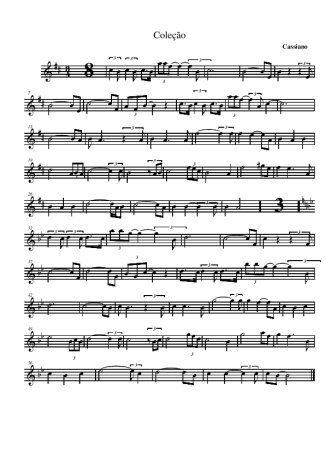 Cassiano  score for Alto Saxophone