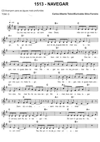 Catholic Church Music (Músicas Católicas) Navegar score for Keyboard