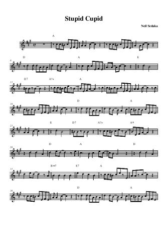 Celly Campello  score for Alto Saxophone