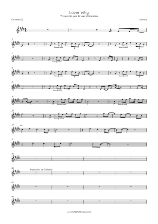 Century  score for Clarinet (C)