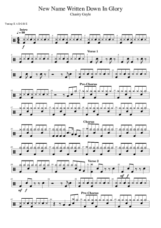 Charity Gayle  score for Drums