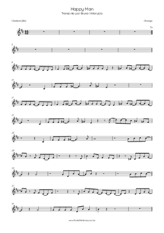 Chicago  score for Clarinet (Bb)