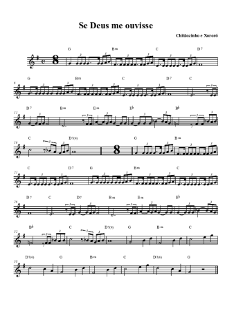 Chitãozinho e Xororó  score for Tenor Saxophone Soprano (Bb)