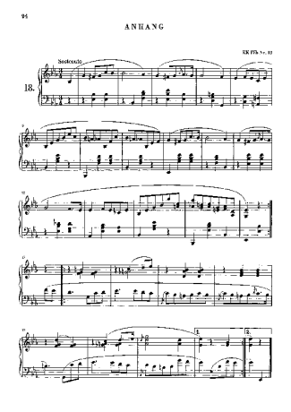 Chopin Waltz In E-flat Major B.133 score for Piano