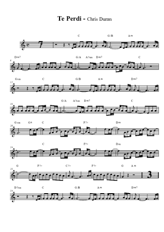 Chris Durán  score for Tenor Saxophone Soprano (Bb)
