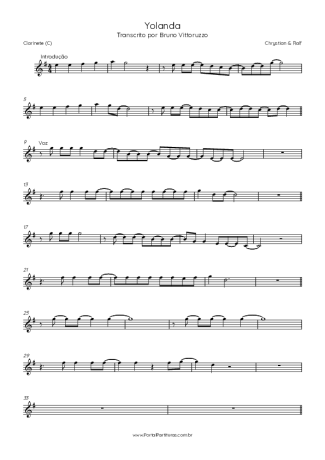 Chrystian & Ralf  score for Clarinet (C)