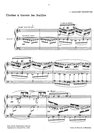Claude Debussy Images 2ème Série score for Piano