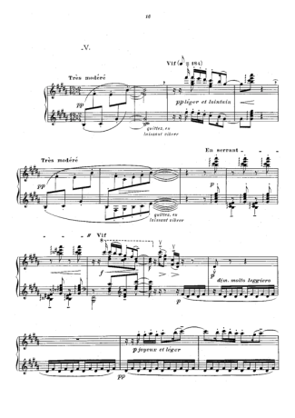 Claude Debussy Prelude V Les Collines D Anacapri score for Piano