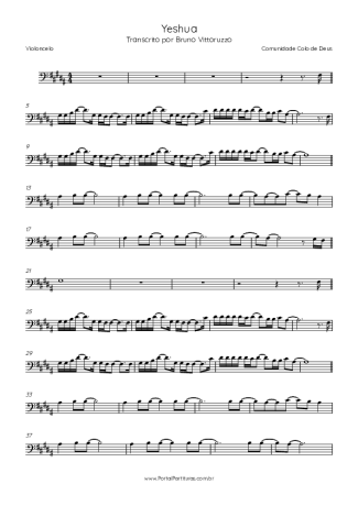 Comunidade Colo de Deus  score for Cello