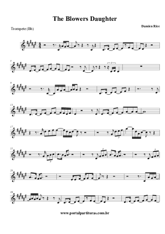 Damien Rice  score for Trumpet