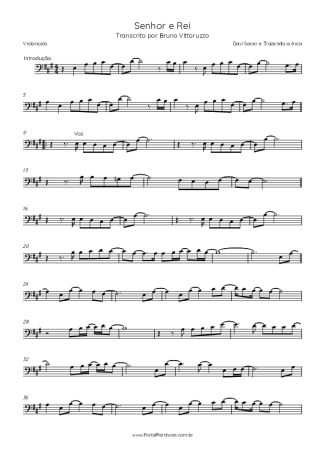 Davi Sacer e Trazendo a Arca  score for Cello