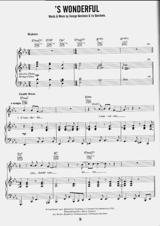 Diana Krall S Wonderful score for Piano