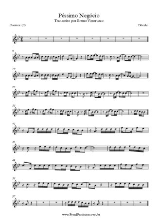 Dilsinho  score for Clarinet (C)