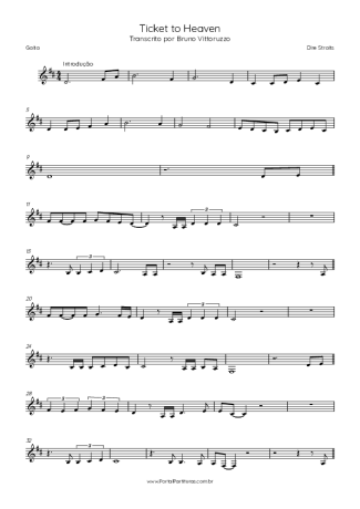 Dire Straits  score for Harmonica