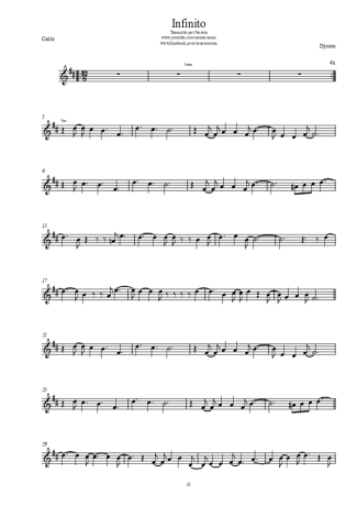 Djavan Infinito score for Harmonica