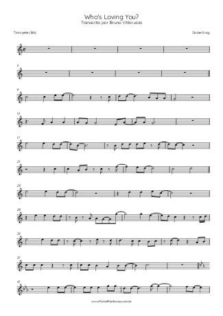 Dobie Gray  score for Trumpet