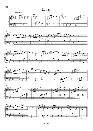 Domenico Scarlatti Keyboard Sonata In A Major K.453 score for Piano