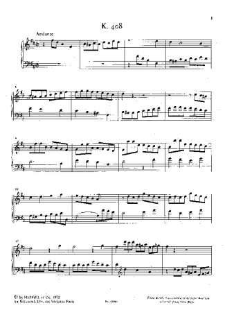 Domenico Scarlatti Keyboard Sonata In B Minor K.408 score for Piano