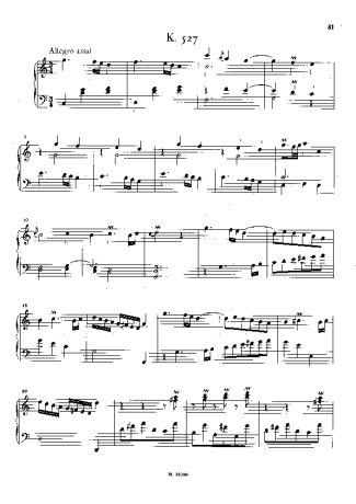 Domenico Scarlatti Keyboard Sonata In C Major K.527 score for Piano