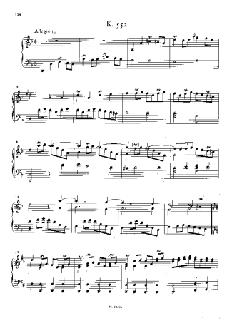 Domenico Scarlatti Keyboard Sonata In D Minor K.552 score for Piano