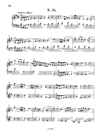 Domenico Scarlatti Keyboard Sonata In G Major K.283 score for Piano