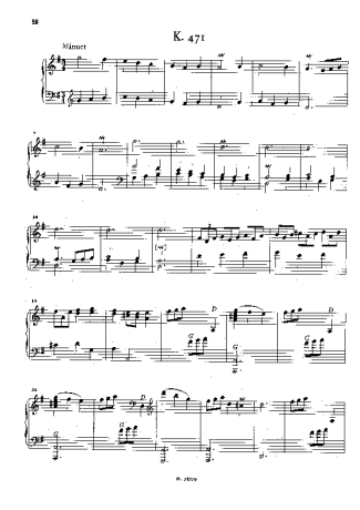 Domenico Scarlatti Keyboard Sonata In G Major K.471 score for Piano