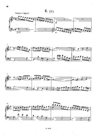 Domenico Scarlatti Keyboard Sonata In G Minor K.373 score for Piano