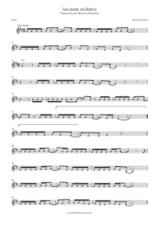 Dorival Caymmi  score for Harmonica