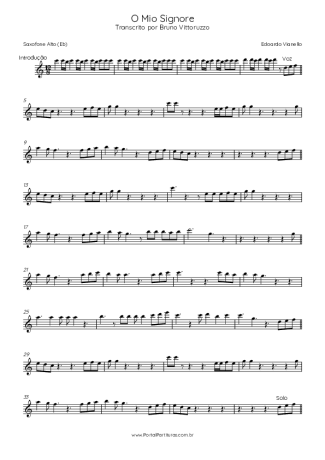Edoardo Vianello  score for Alto Saxophone