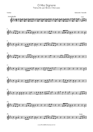 Edoardo Vianello  score for Violin
