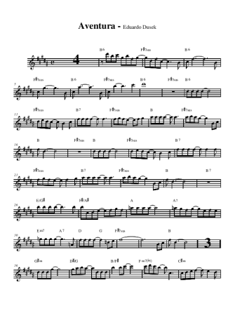 Eduardo Dusek  score for Alto Saxophone