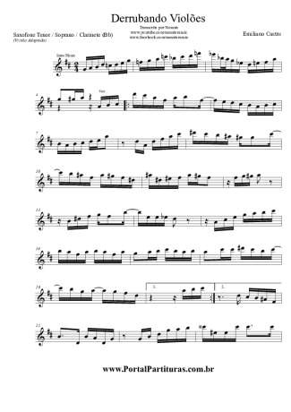 Emiliano Castro  score for Tenor Saxophone Soprano (Bb)