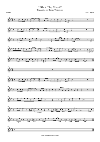 Eric Clapton  score for Violin