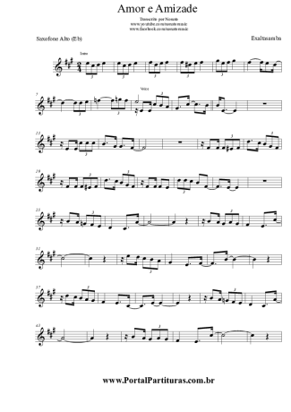 Exaltasamba  score for Alto Saxophone