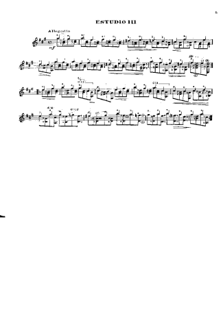 Fernando Sor Etude Op6 Nr2 (Segovia Nr 3) score for Acoustic Guitar