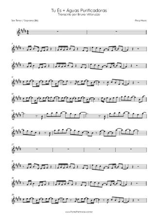Fhop Music  score for Tenor Saxophone Soprano (Bb)