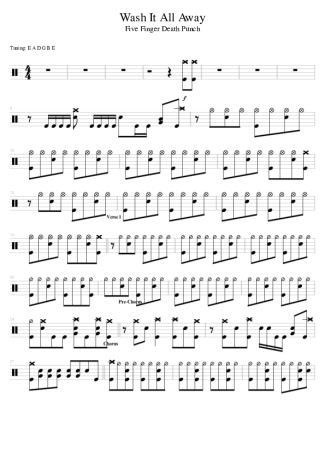 Score for Drums