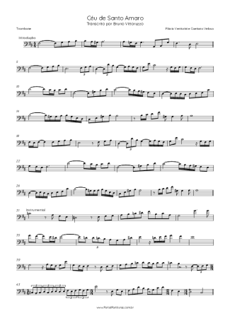 Flavio Venturine  score for Trombone