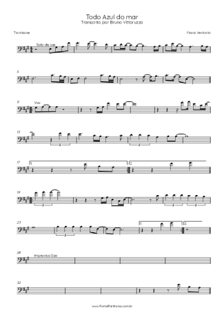 Flavio Venturine  score for Trombone