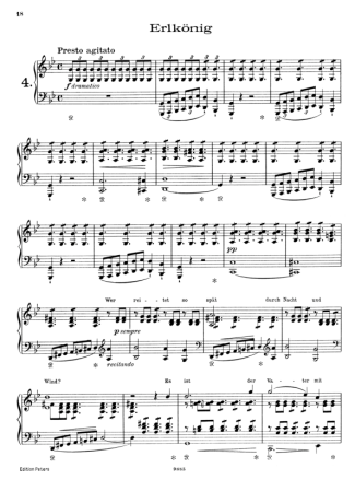 Franz Liszt 12 Lieder Von Franz Schubert Nº04 S.558 score for Piano