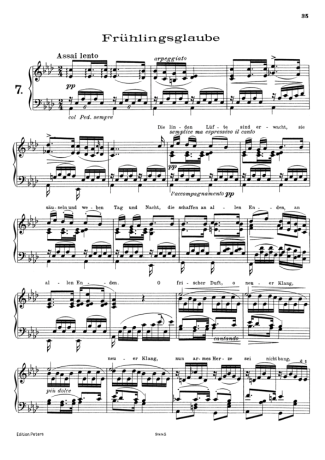 Franz Liszt 12 Lieder Von Franz Schubert Nº07 S.558 score for Piano