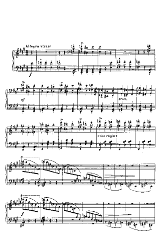 Franz Liszt Caprices Valse 3 S.214 score for Piano