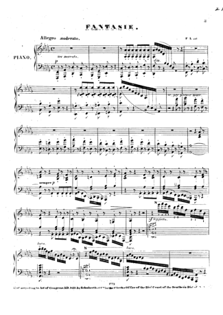 Franz Liszt Fantaisie Sur Des Motifs Favoris De La Sonnambula S.393 score for Piano