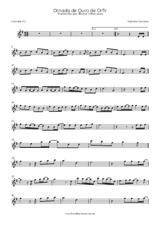 Gabriela Rocha - Lugar Secreto - Sheet Music For Alto Saxophone