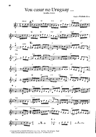 Gadé e Walfrido Silva  score for Violin